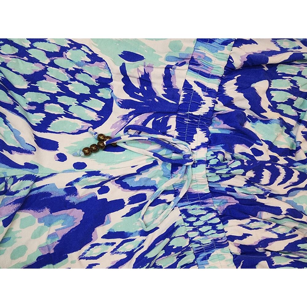 Lilly Pulitzer Women's Jumpsuit XS Blue Multicolor Abstract Print Sleeveless - Picture 5 of 7